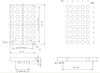 Matriz de puntos LED de un solo color 5x8 de 3,4 pulgadas