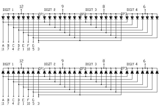 Pantalla SMD de 4 d&iacute;gitos de 0,39 pulgadas 3941