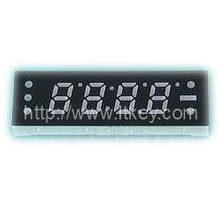 Pantalla LED de reloj de 7 segmentos de 0,25 pulgadas con circuito estático