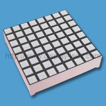 Matriz de puntos cuadrados LED 8x8 de 1,2 pulgadas