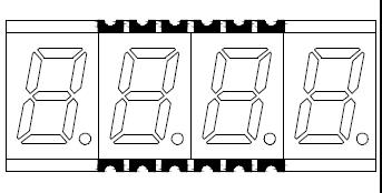 Pantalla LED SMD de cuatro d&iacute;gitos de 0,3 pulgadas