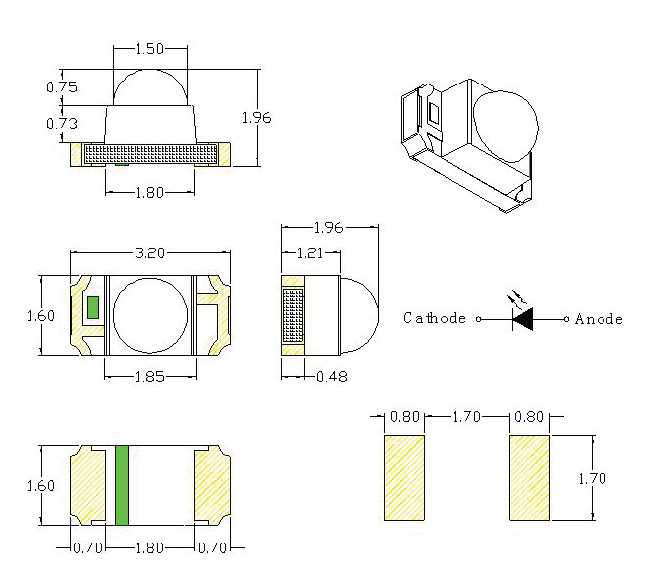 1206 LED de domo (5)